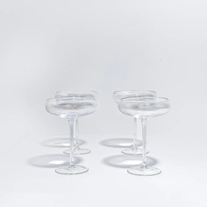 Iridescent Cocktail Coupe - Set of 4