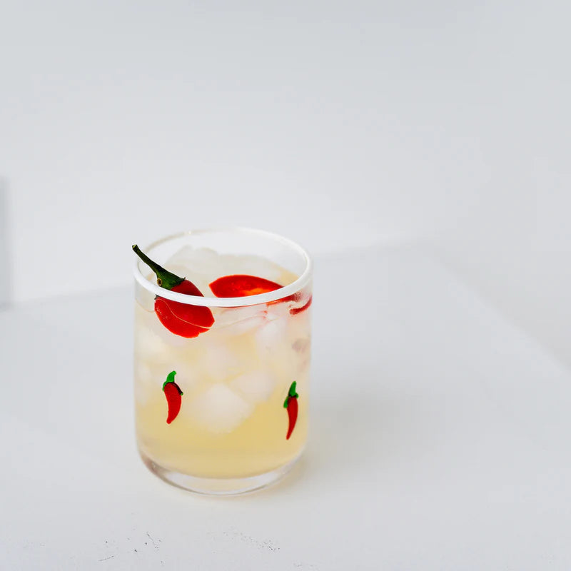 Chilli Icon Glass - Set of 4