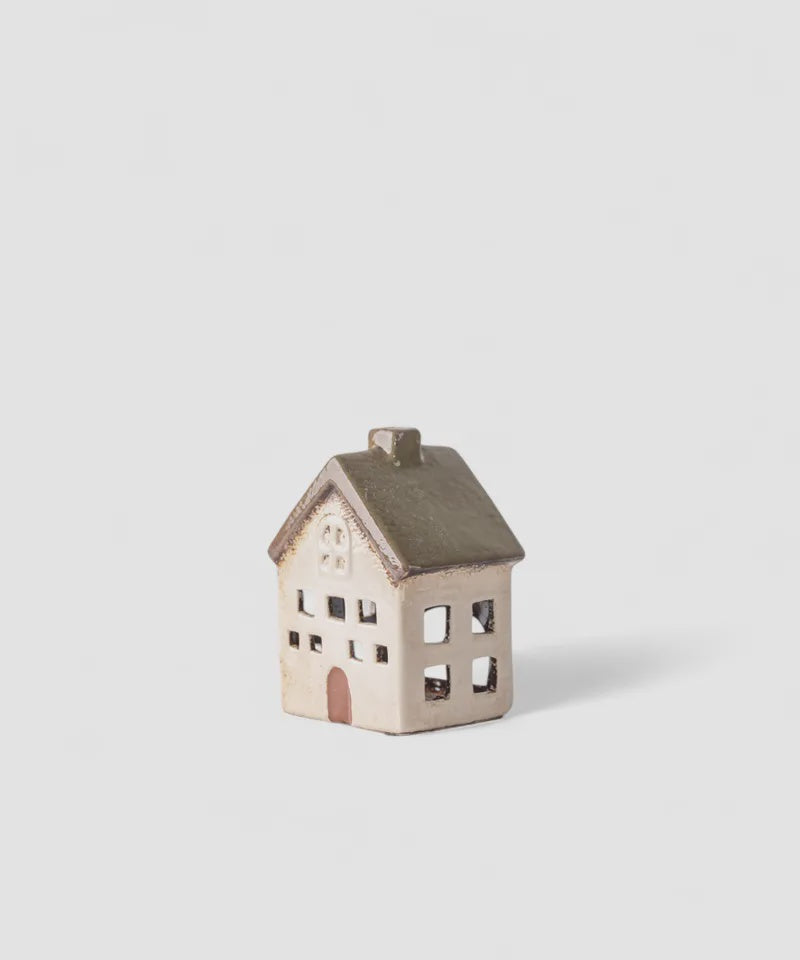 Alsace Tealight Villa Olive Green