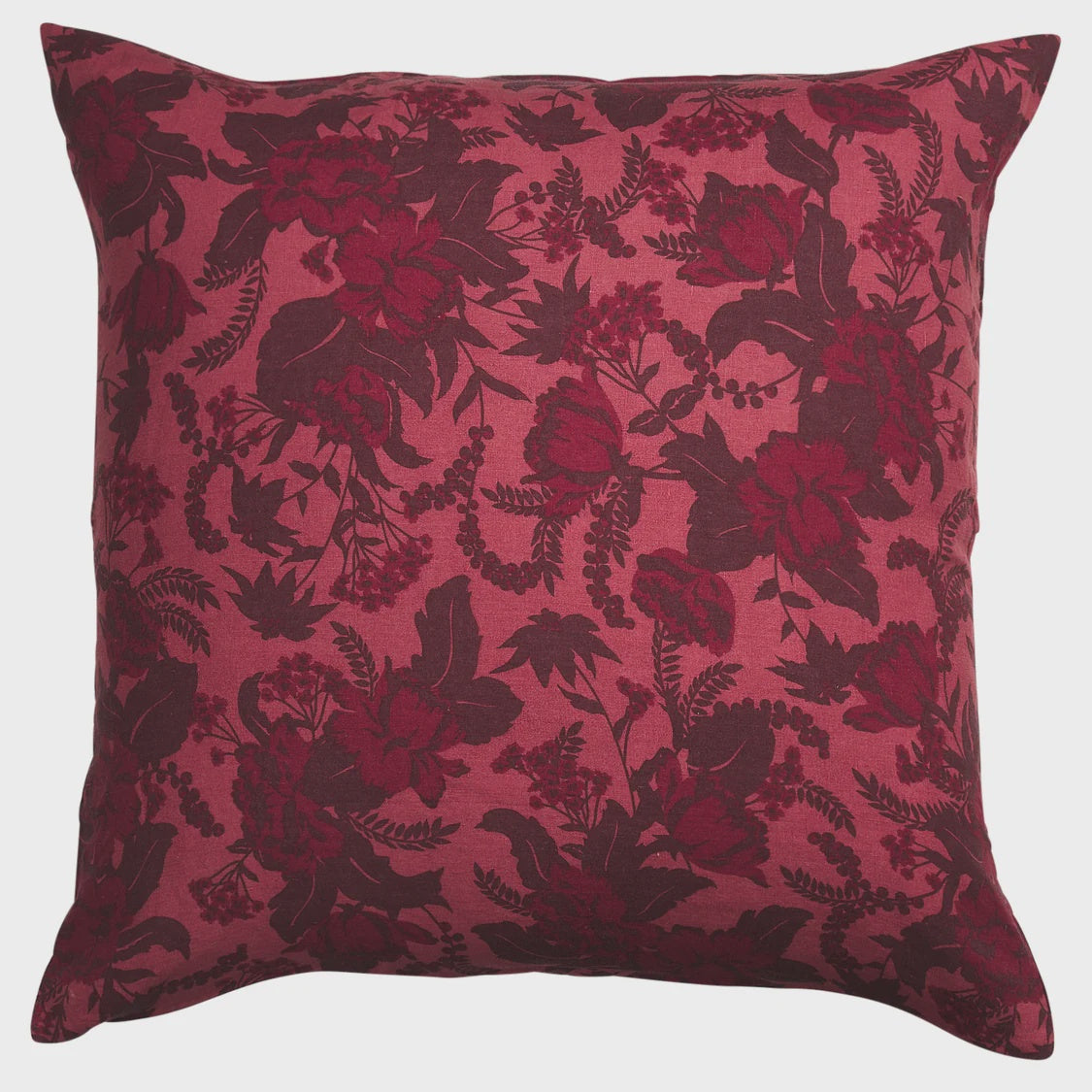 Sierra Linen Euro Pillowcase Set - Terracotta