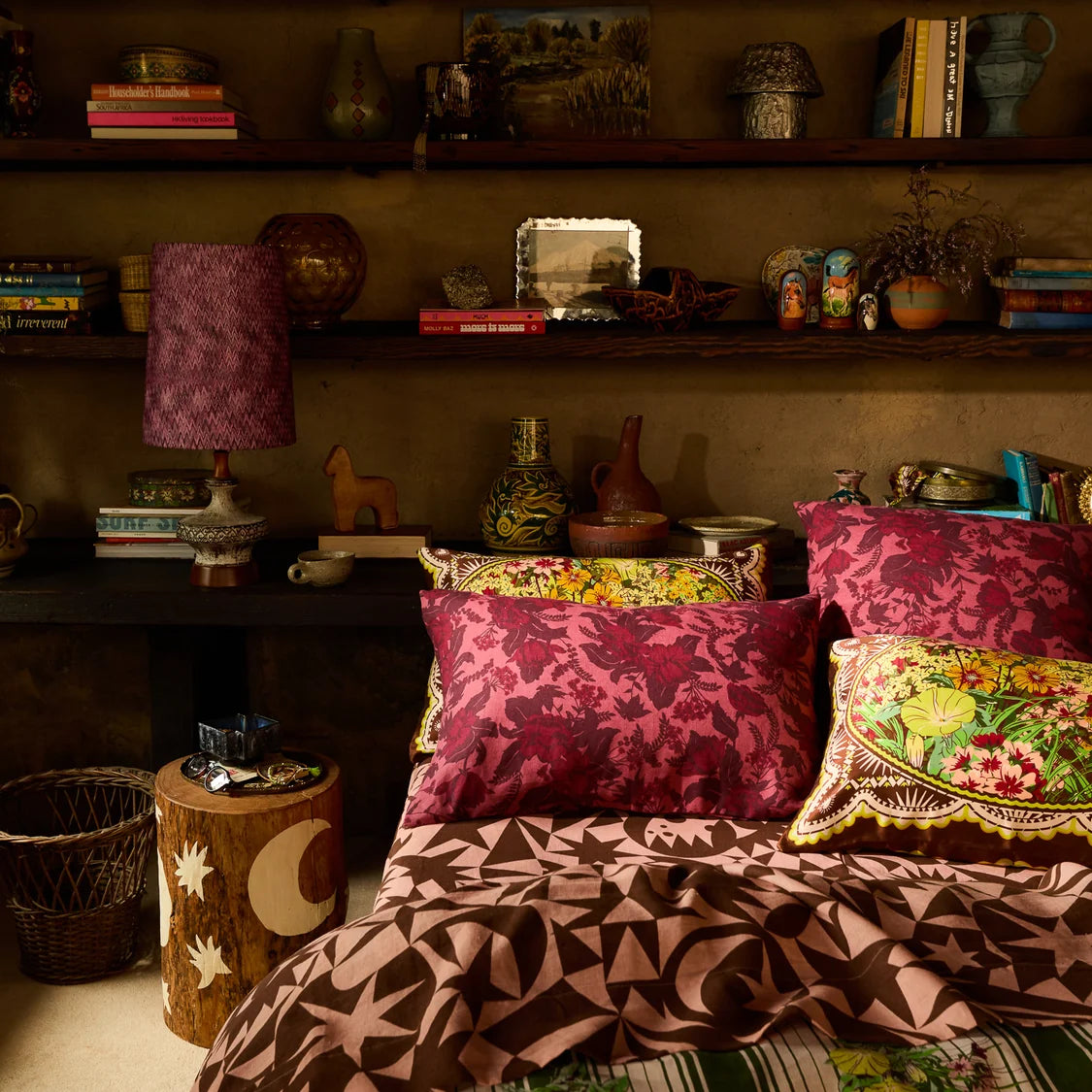 Sierra Linen Pillowcase Set - Terracotta