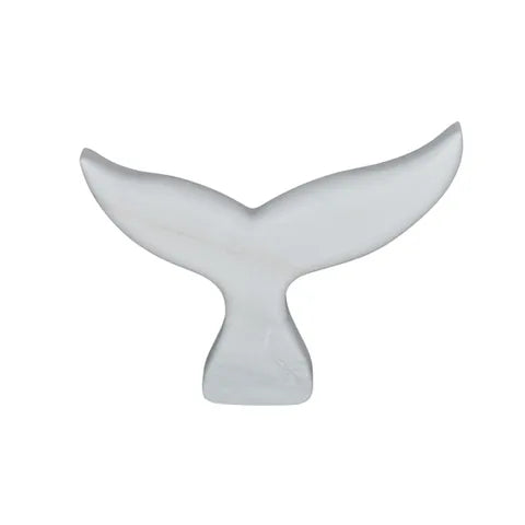 Beluga Marble Sculpture 27x27x20cm White