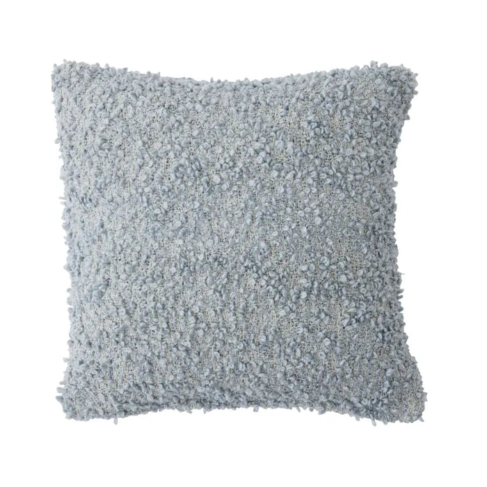 Burbujeo Cotton Blend Cushion 50x50cm Steel