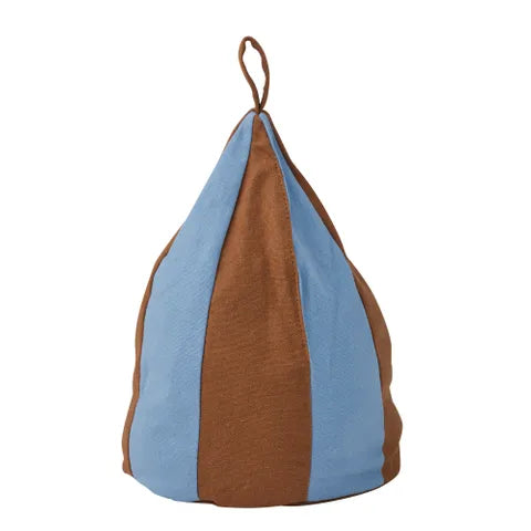 Carnival Door Stop - Blue/Cocoa