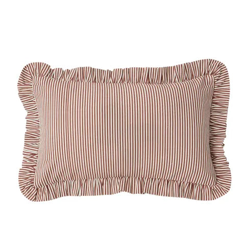 Bonny Cotton Cushion 30x50cm Russet/Ivory