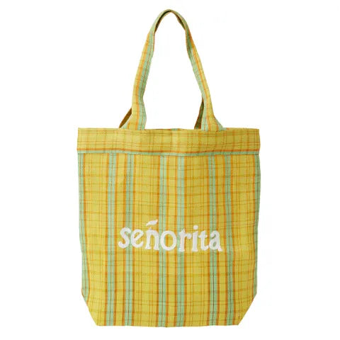 Senorita Recycled Tote 38x10x40cm Yellow