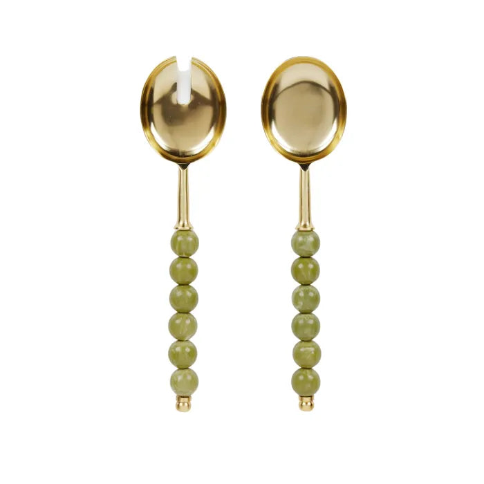 Amalia Resin Servers - Olive