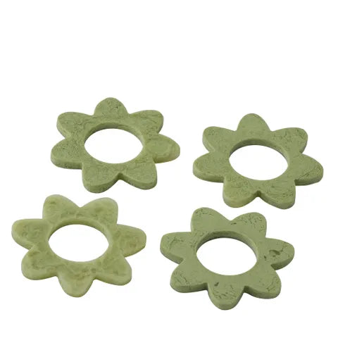 Kip Resin Napkin Ring 8cm Pistachio - Set of 4