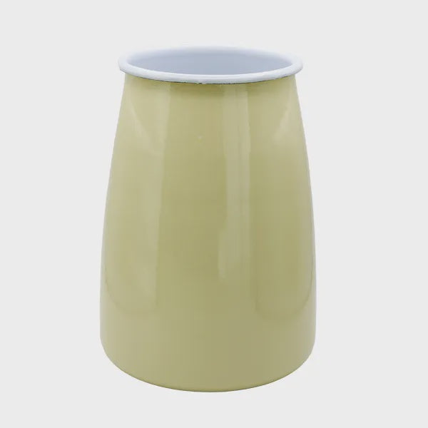 Dishy Enamel Utensil Holder - 12cm - Butter
