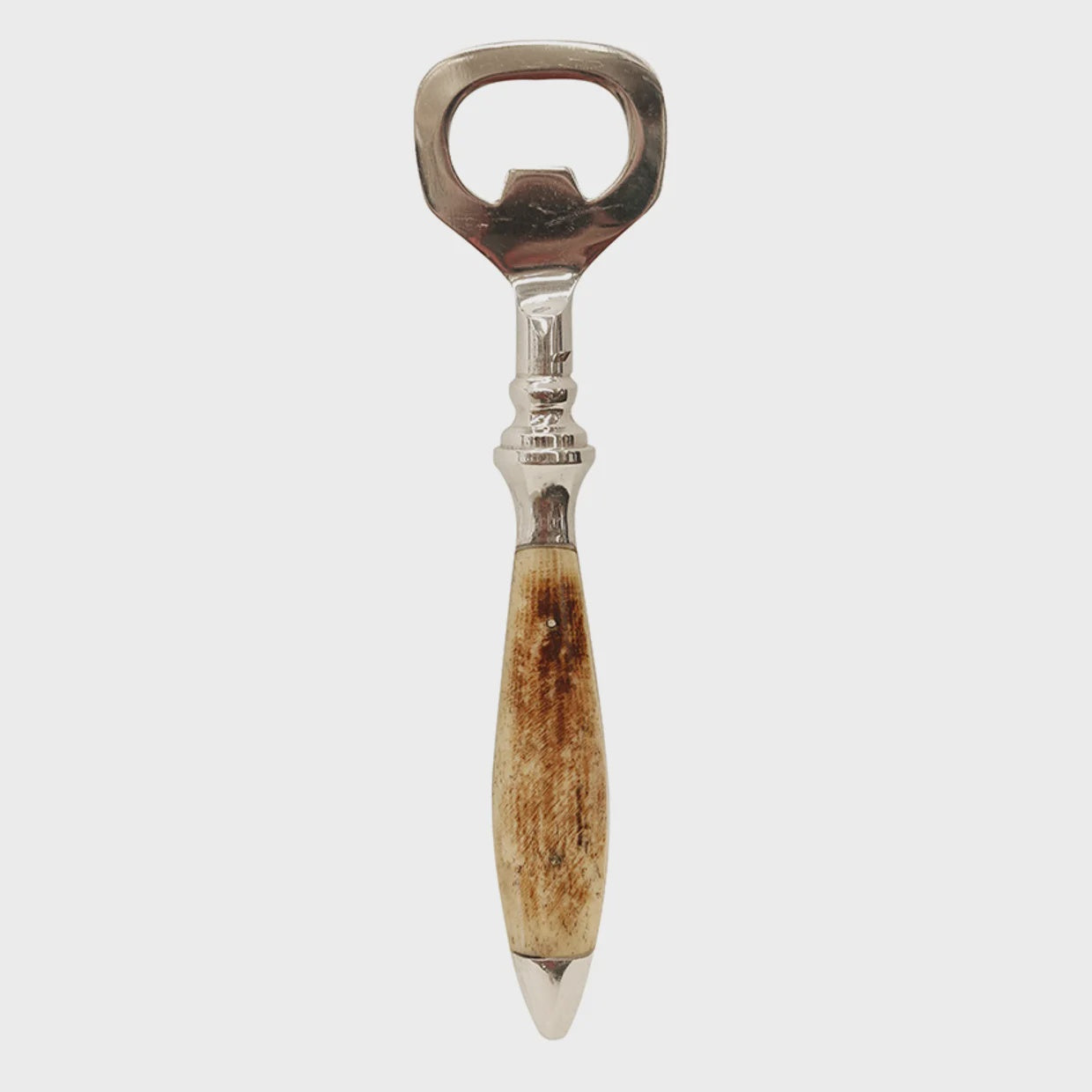 Soho Bottle Opener in Bone & Stainless Steel