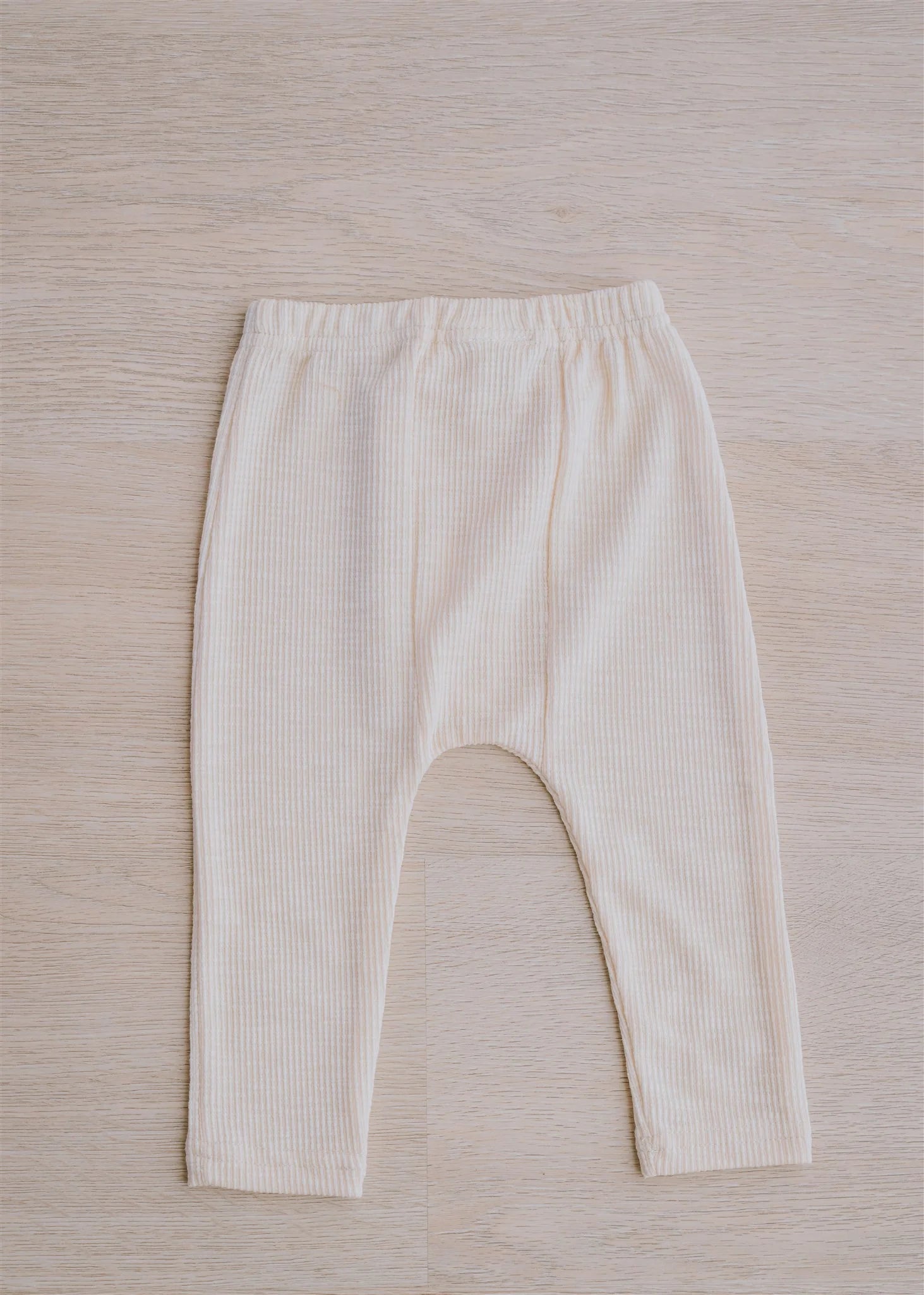 Cotton Drawstring Pants - Cream