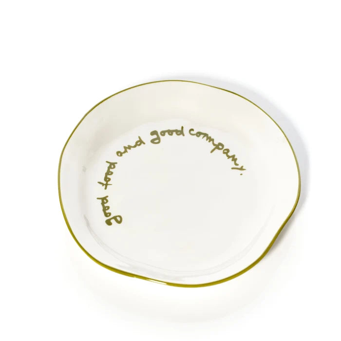 Statement Plate | 'Good Food And Good Company'