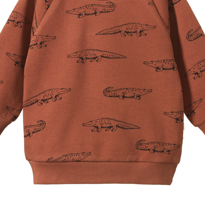 Emerson Sweater - Crocodile Print