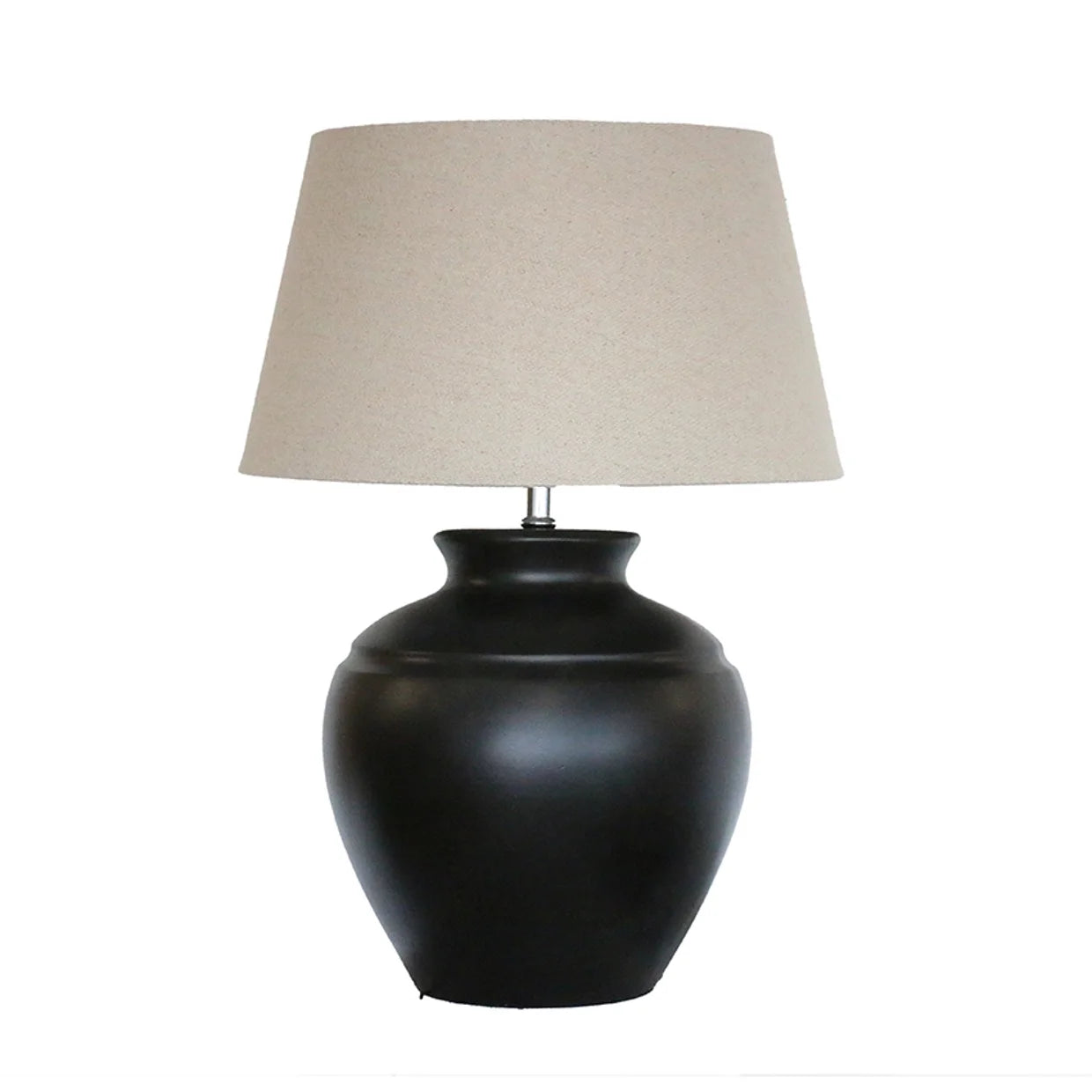 Verona Lamp w 46cm Tapered Drum Shade