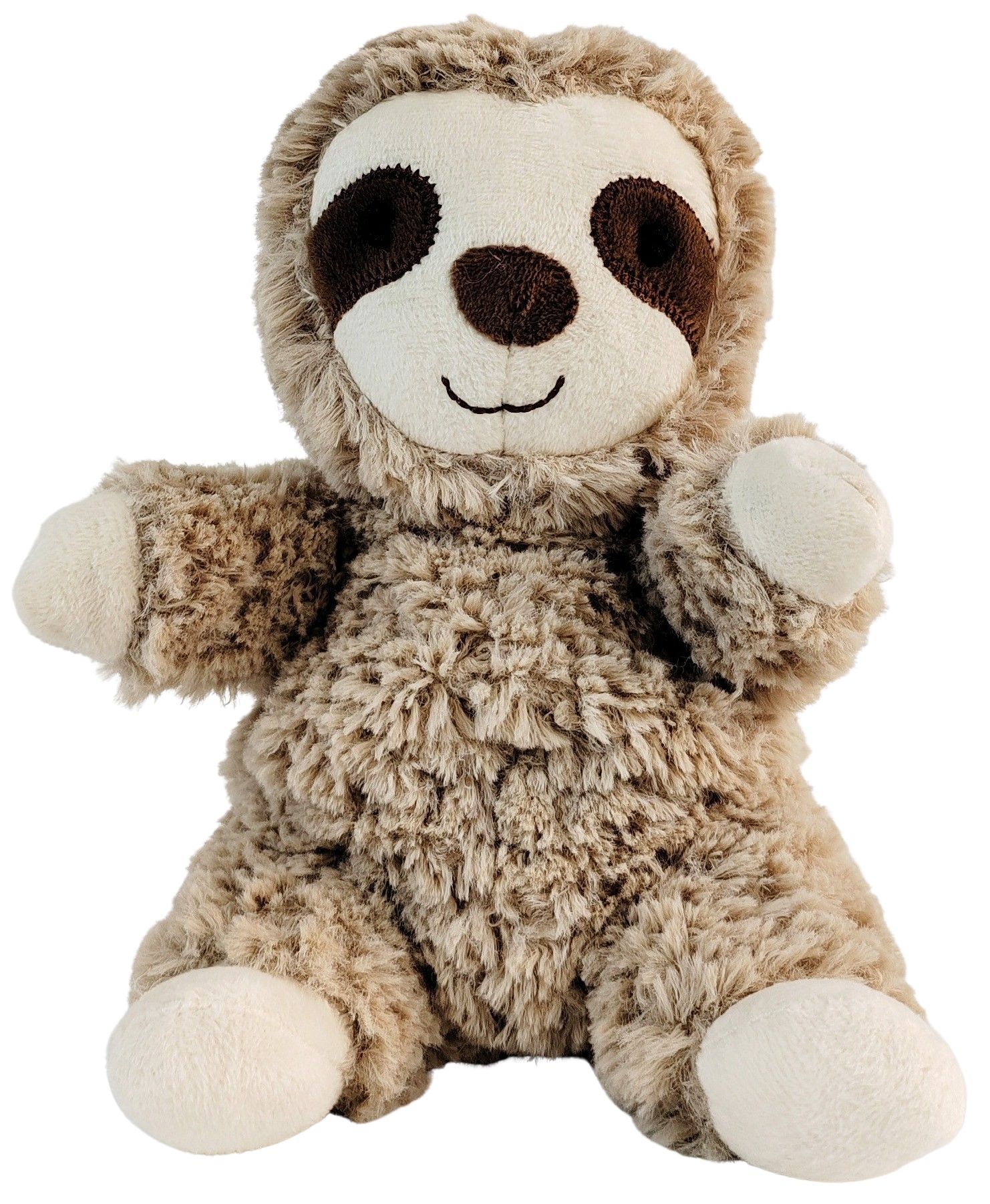 Curly Sloth Soft Toy Brown