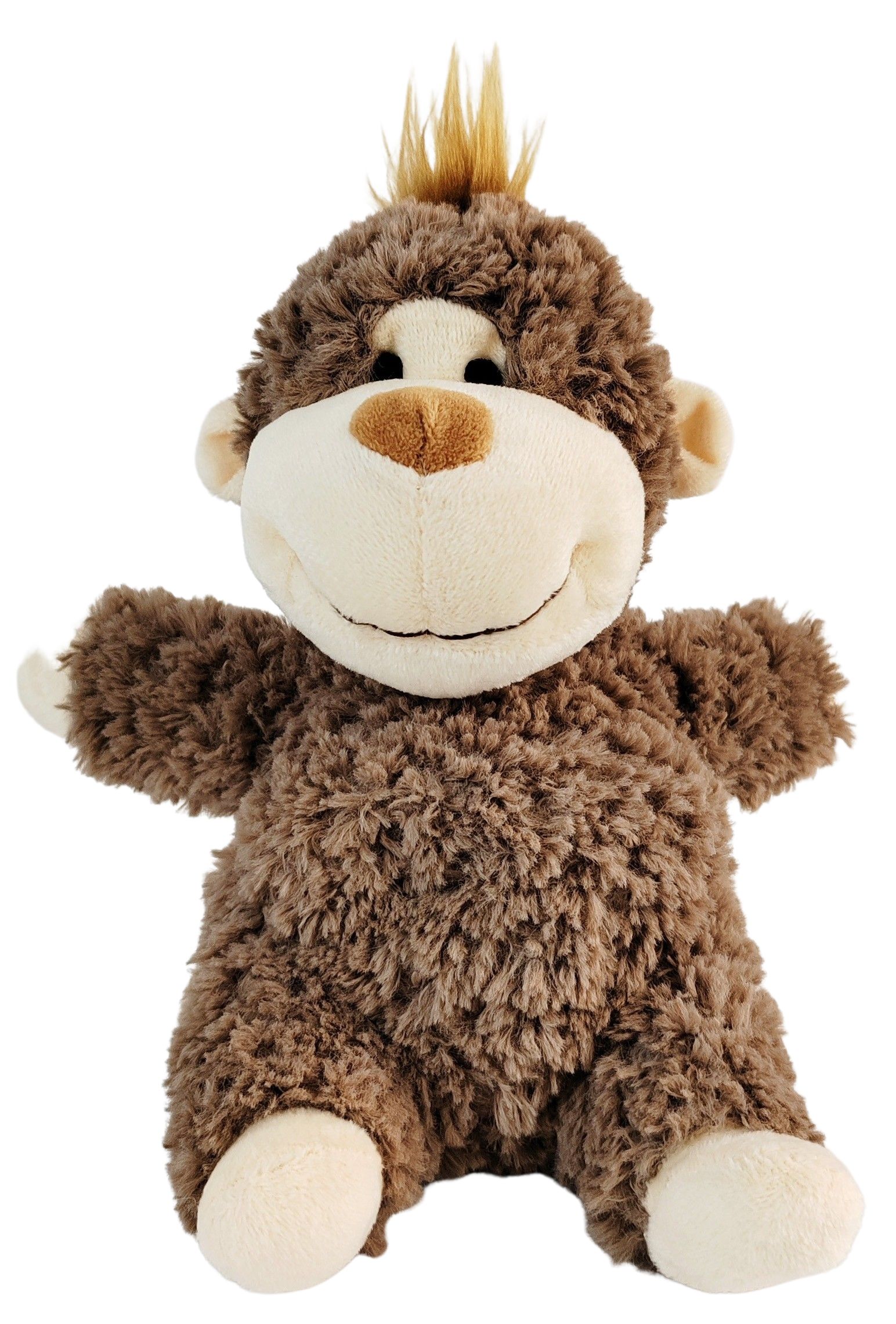 Curly Monkey Soft Toy Brown