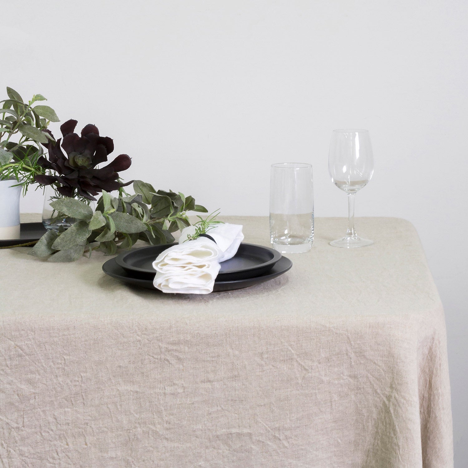 Linen Table Runner - Natural