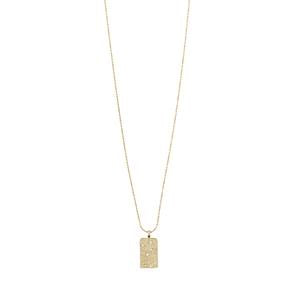 Gracefullness Necklace - Crystal - Gold Plated
