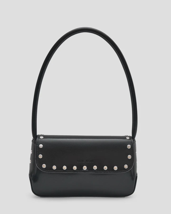 Mini Camille Bag - STUD EDITION Black Semi Patent