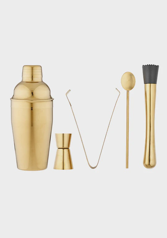 Aurora Gold 5pc Cocktail Set