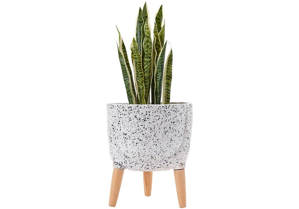 33CM WHITE LEGGED TERRAZZO