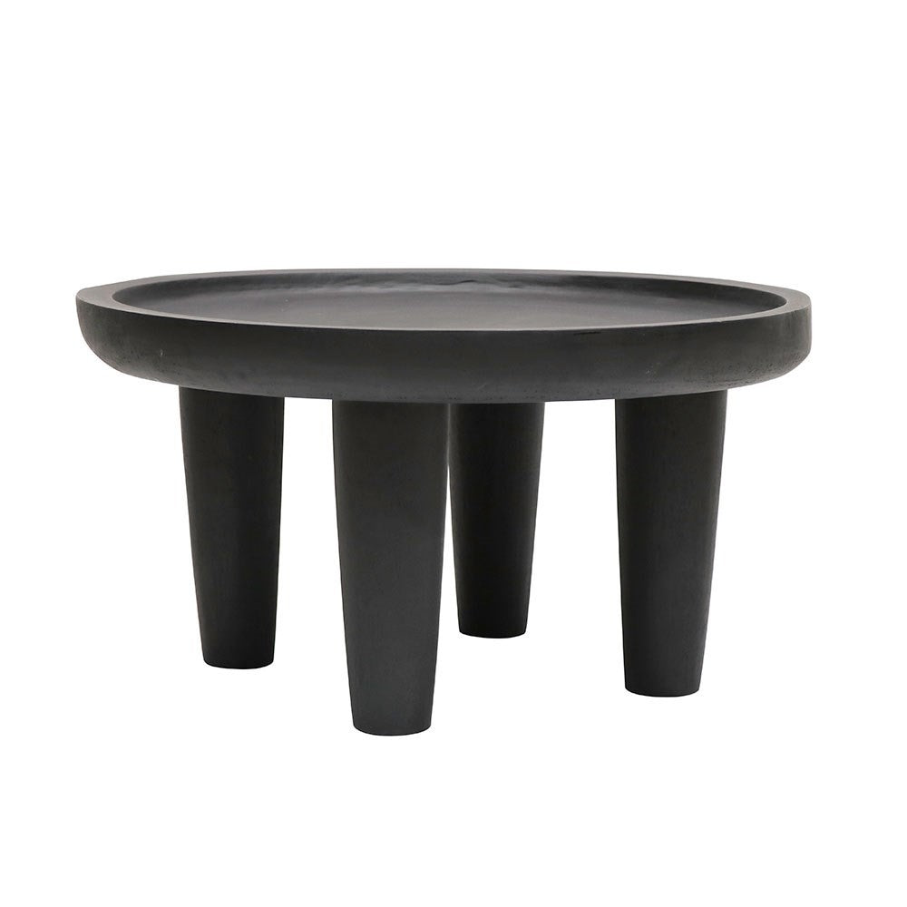 Safari Round Coffee Table - Black