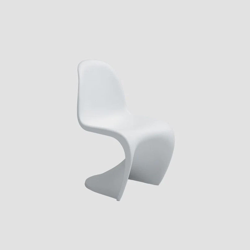 S-Shape Childs Chair - White