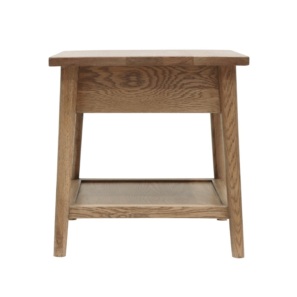 Vassa Oak Bedside Table