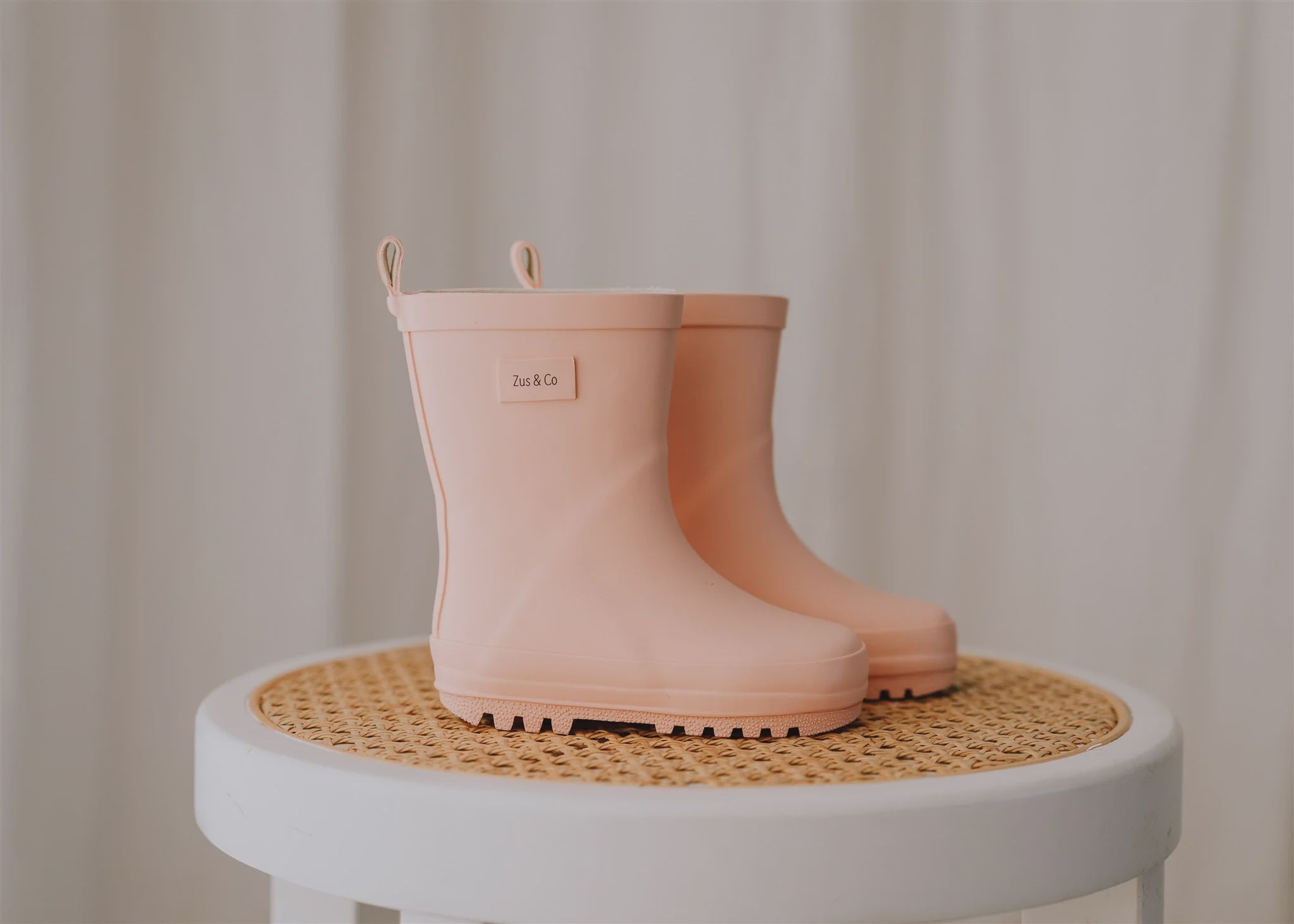 Rain Boots - Seashell Pink