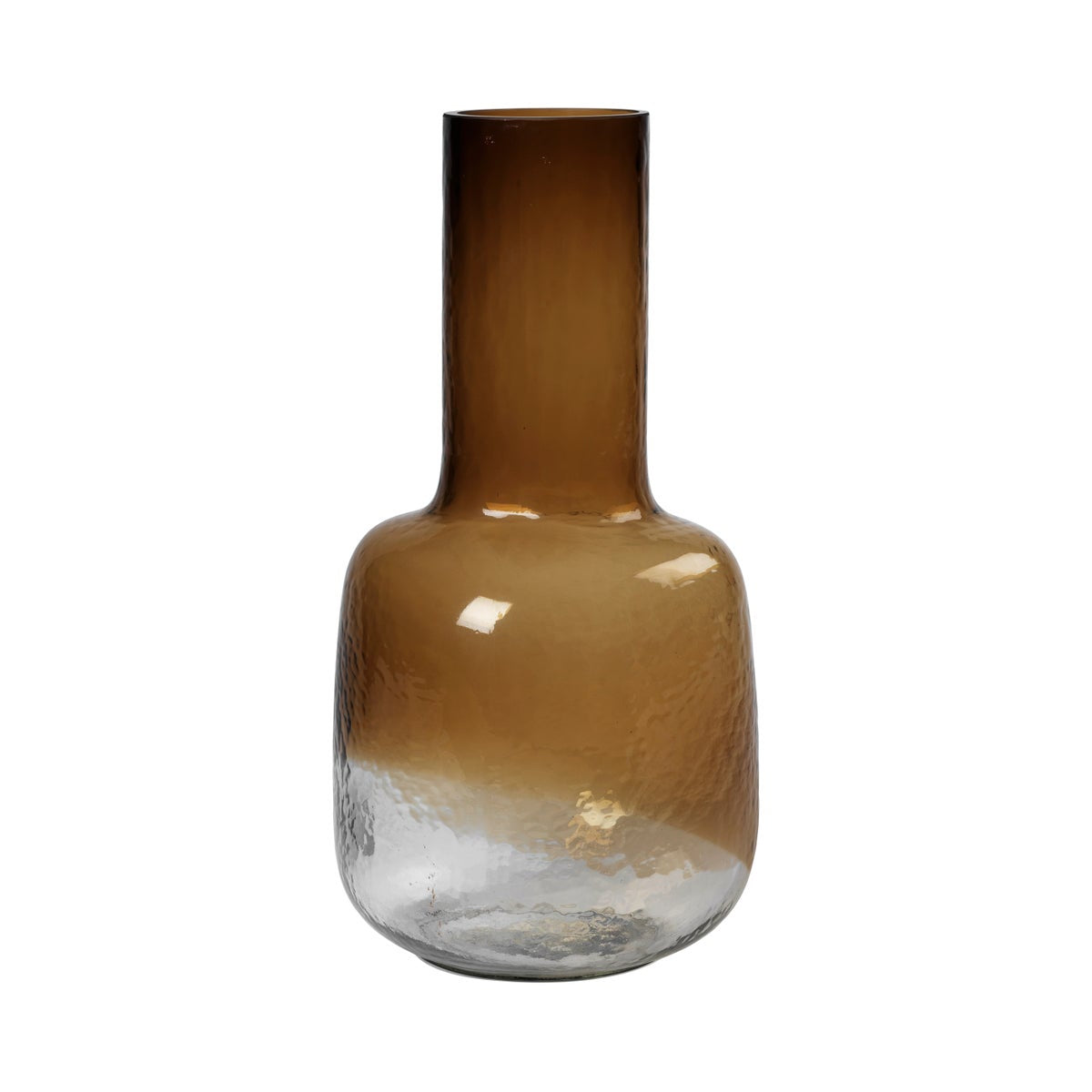 Broste Vase - Ingvar Indian Tan/Clear