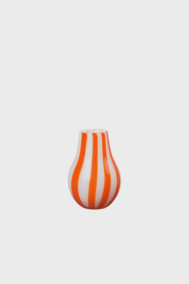 Ada Stripe Vase Orange - Small