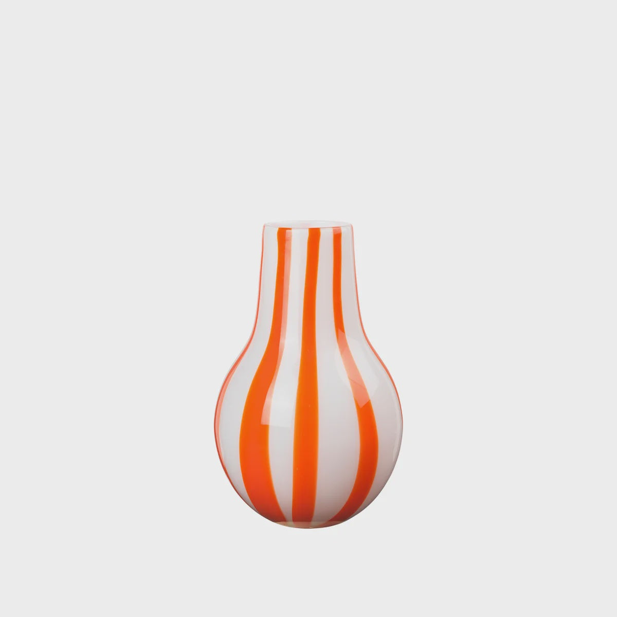 Ada Stripe Vase Orange - Large