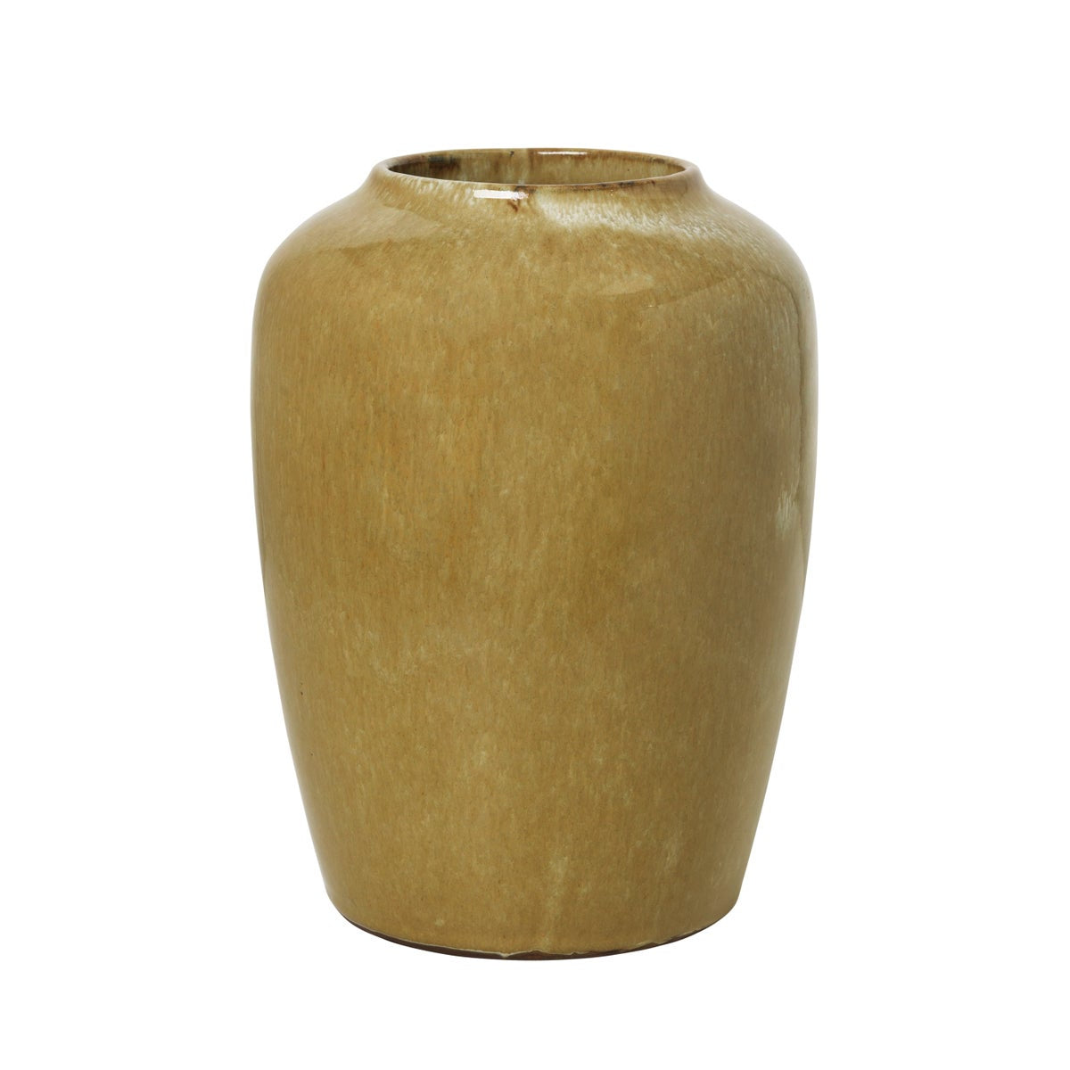 Broste Vase Curve - Dark Yellow