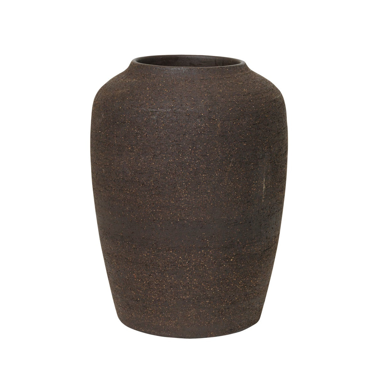 Broste Vase Curve - Raw Brown