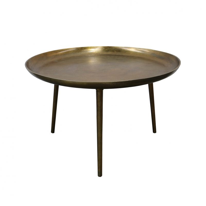 Bronx Coffee Table - Brass Antique