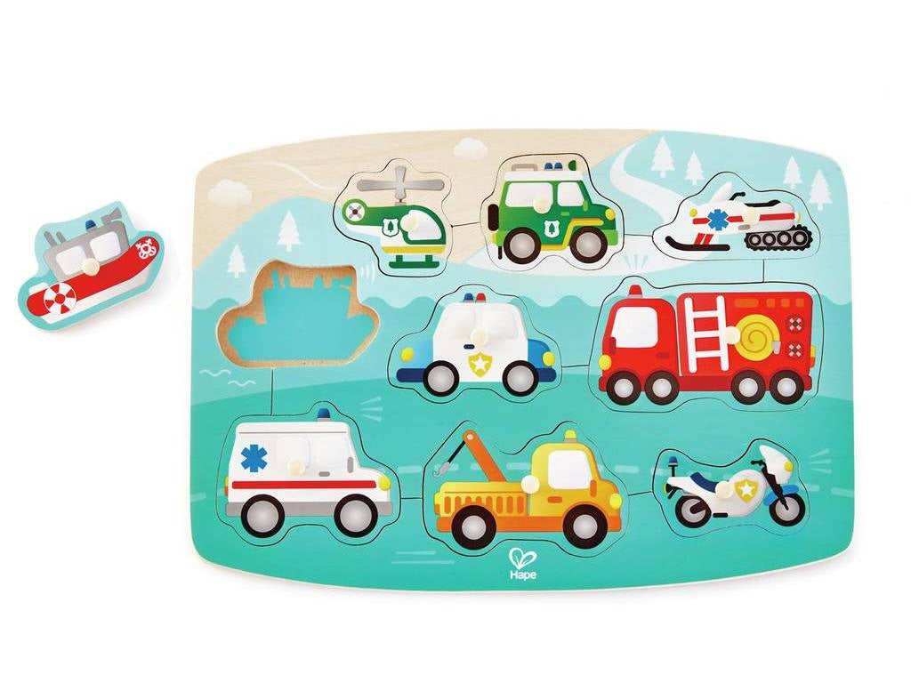 HAPE EMERGENCY PEG PUZZLE