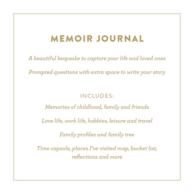 My Story Memoir Journal - Grey