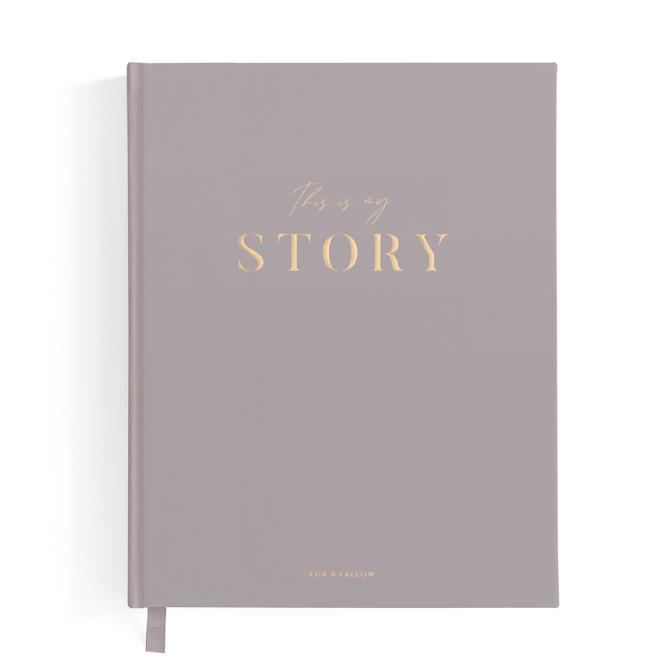My Story Memoir Journal - Grey