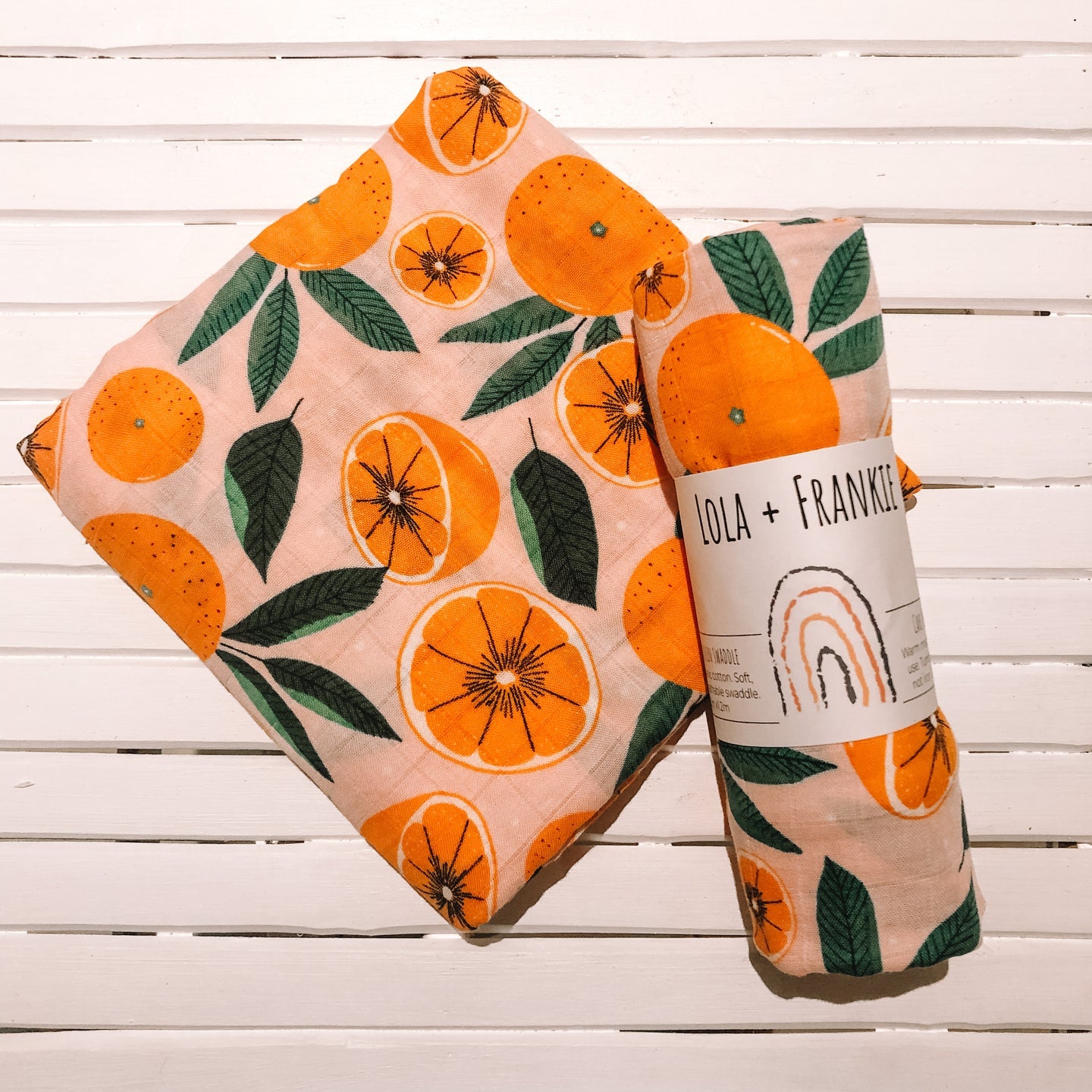 Sweet Orange Swaddle