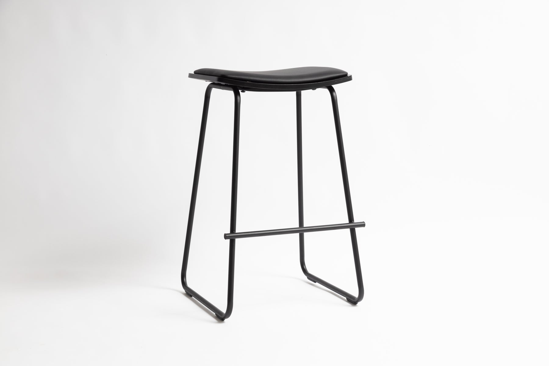 SS Bar Stool - Black