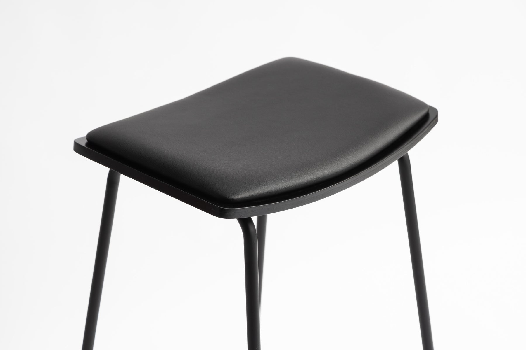 SS Bar Stool - Black