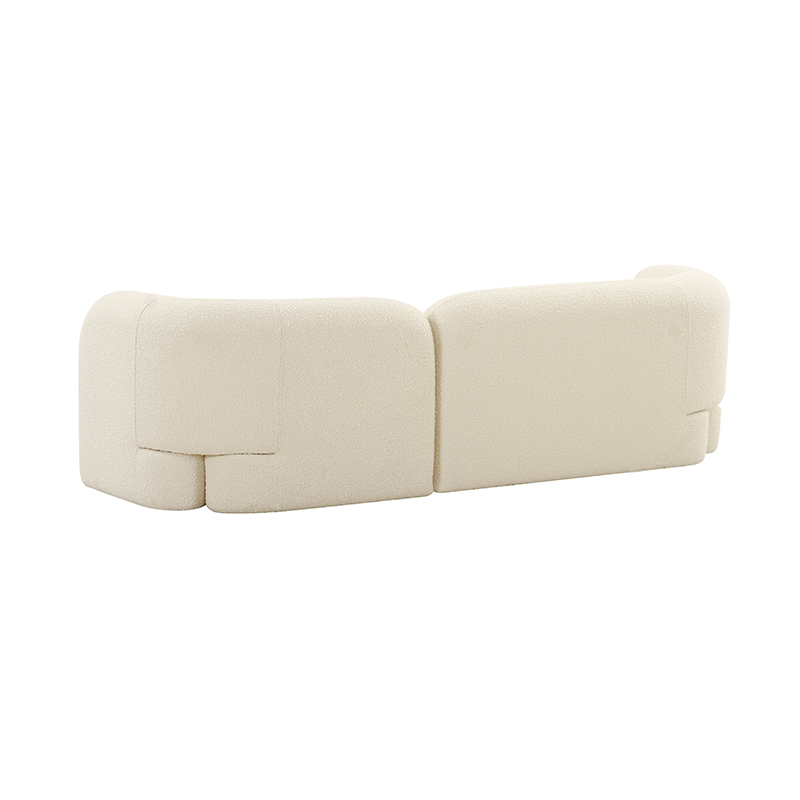 Bubble 3 Seater Couch - Ivory Boucle