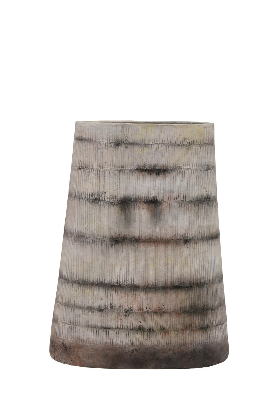 Adora Slab Vase Horizontally Striped (Straight Top)