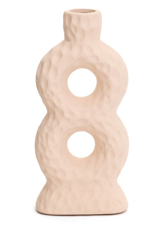 Loop Textured Ceramic Vase