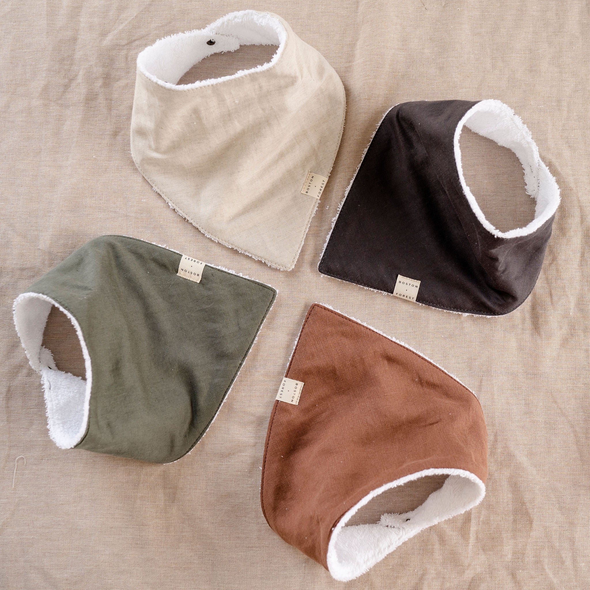 Linen/Toweling Dribble bib