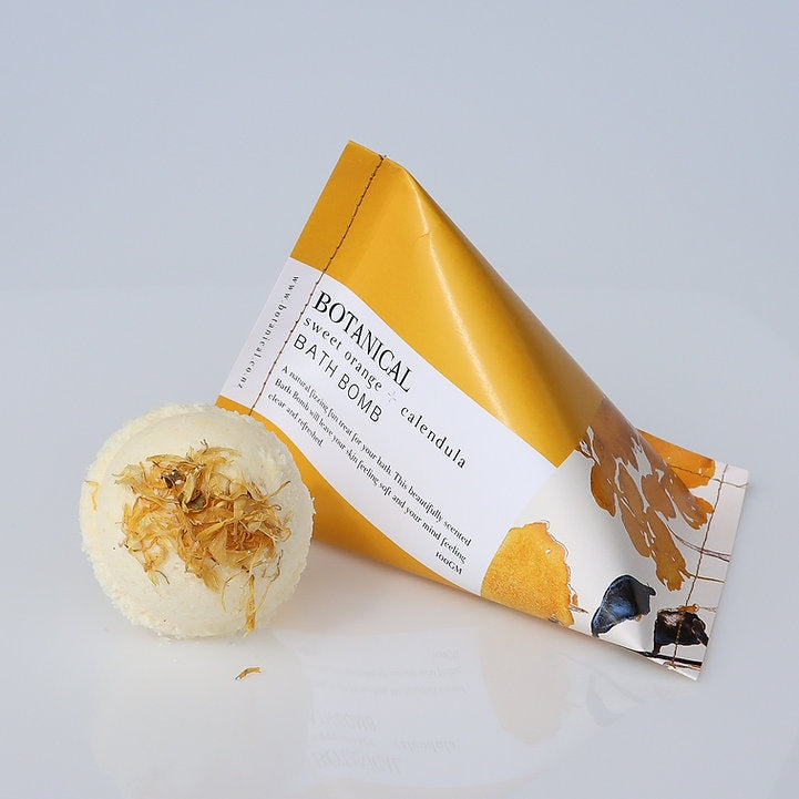 Orange Blossom + Calendula Bath Bomb