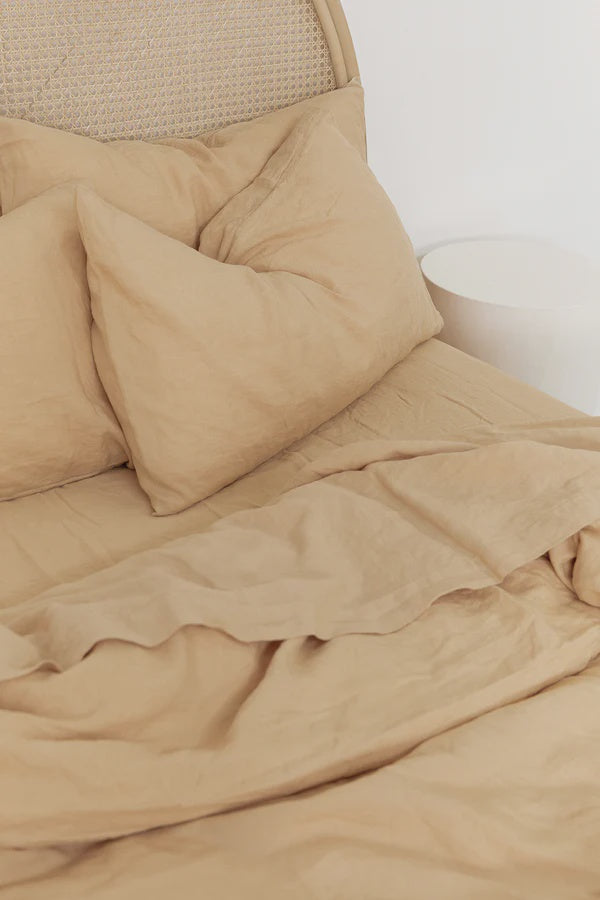 Sand Linen - Fitted Sheet