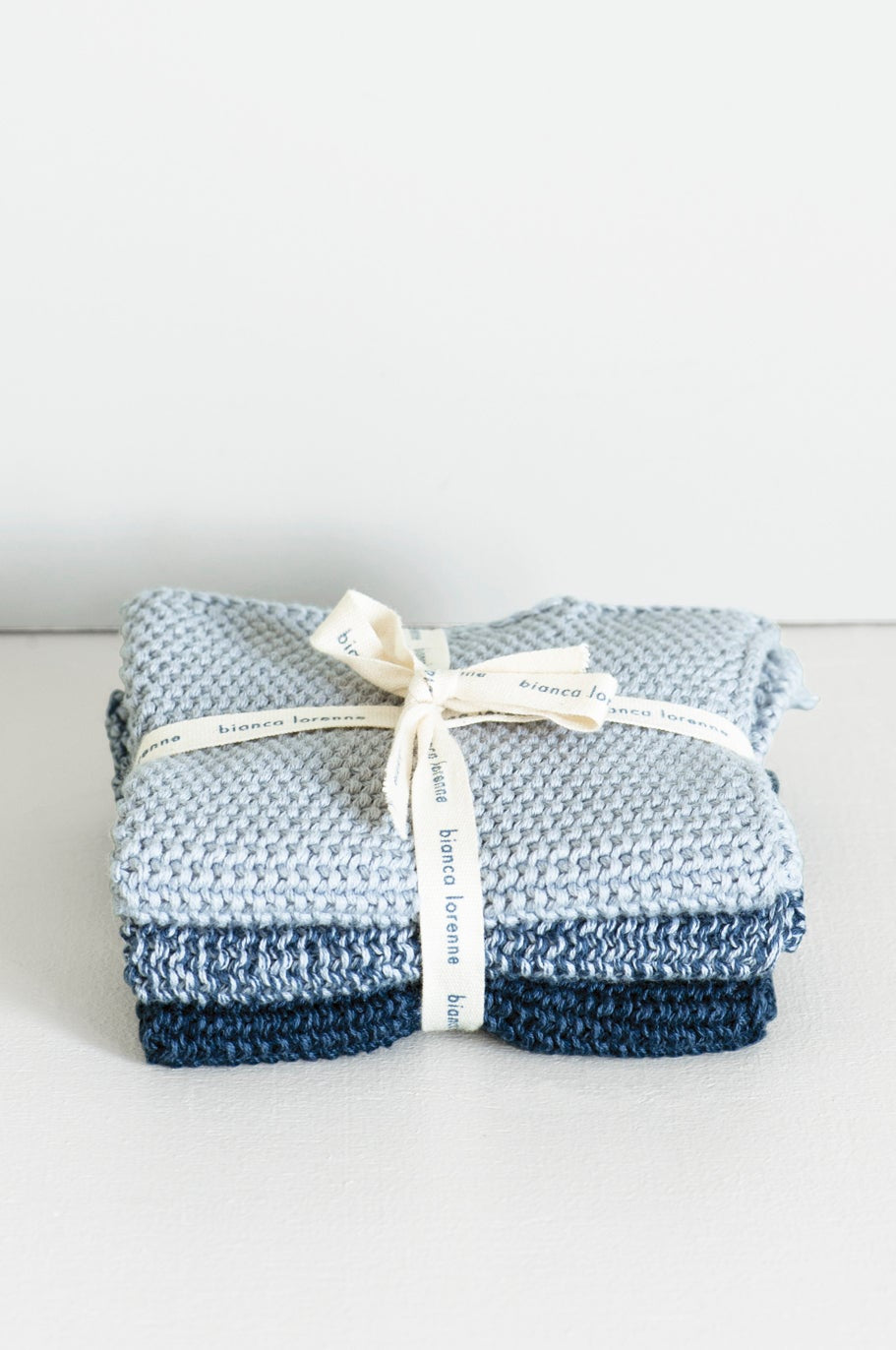 Washcloths - Lavette Indigo Blue