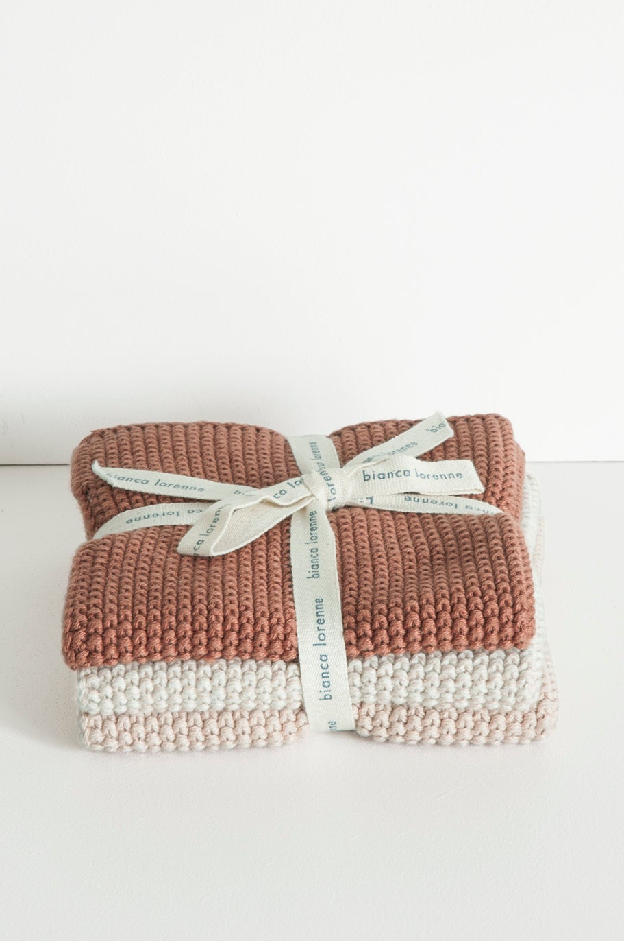 Washcloths - Lavette Vintage Rose