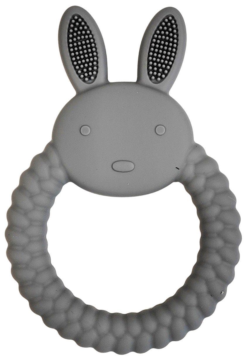 Bunny Teether Ring - Blue